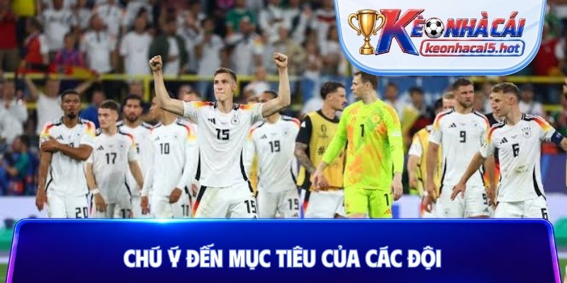 Chú ý đến mục tiêu của các đội