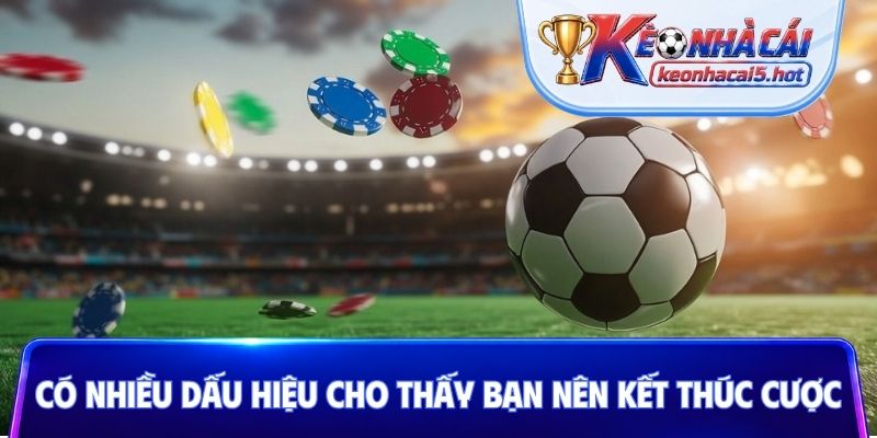 Có nhiều dấu hiệu cho thấy bạn nên kết thúc cược