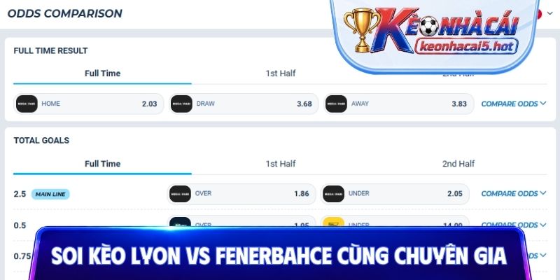 Soi kèo Lyon vs Fenerbahce cùng chuyên gia cá cược
