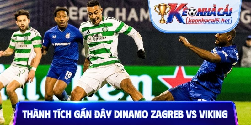 Thành tích gần đây Dinamo Zagreb vs Viking