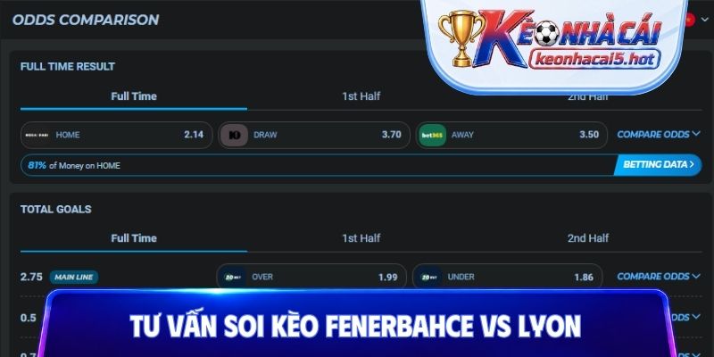 Tư vấn soi kèo Fenerbahce vs Lyon